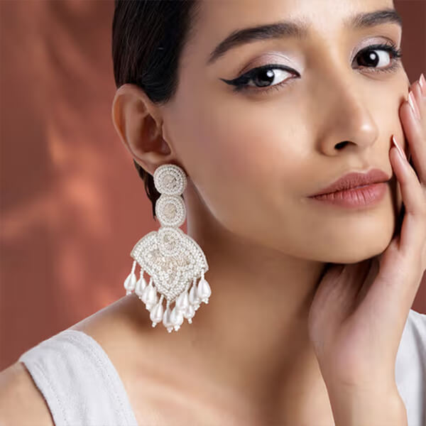 Oxidized Statement Earrings